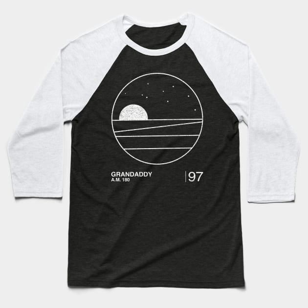 A.M. 180 / Minimalist Graphic Fan Artwork Design Baseball T-Shirt by saudade